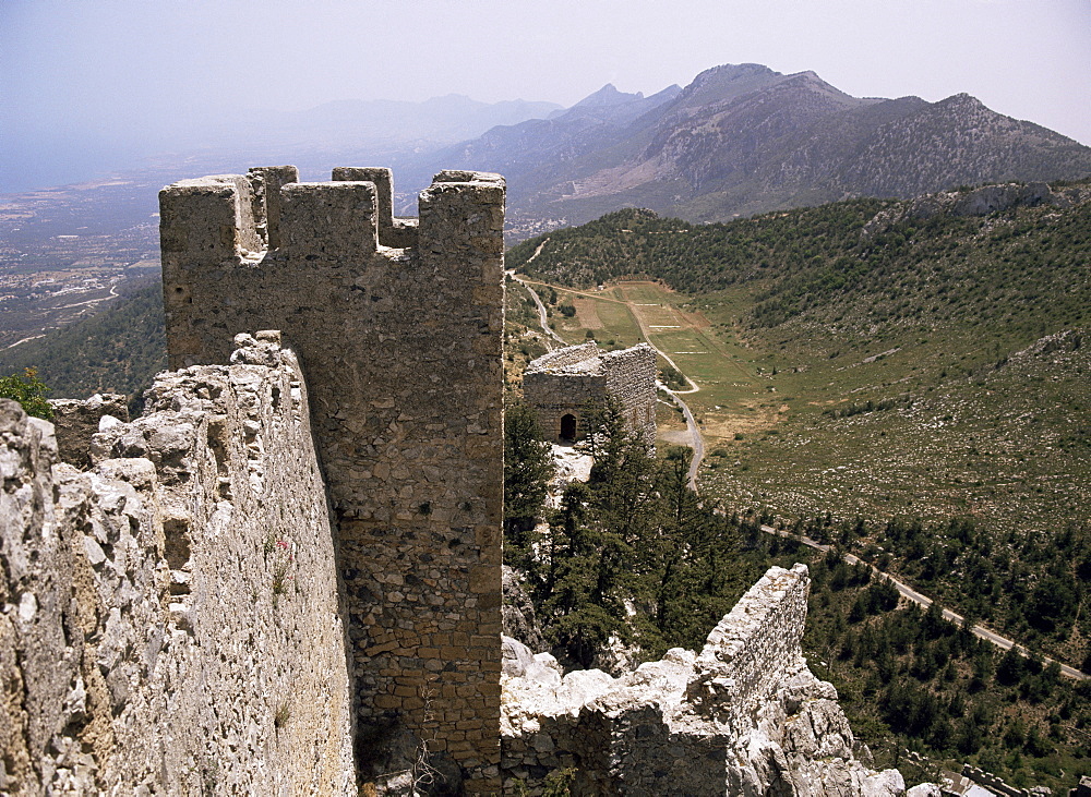 St. Hilarion castle, North Cyprus, Cyprus, Europe