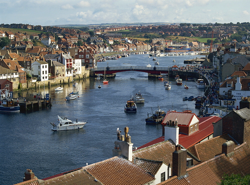 Whitby Harbour, Whitby, North Yorkshire, England, United Kingdom, Europe