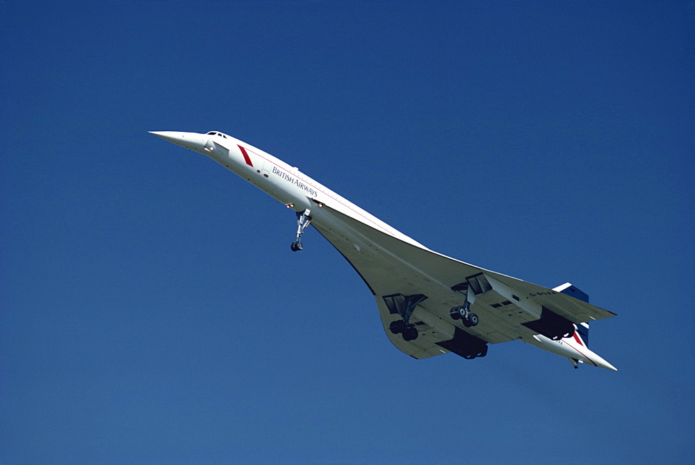 Concorde in flight