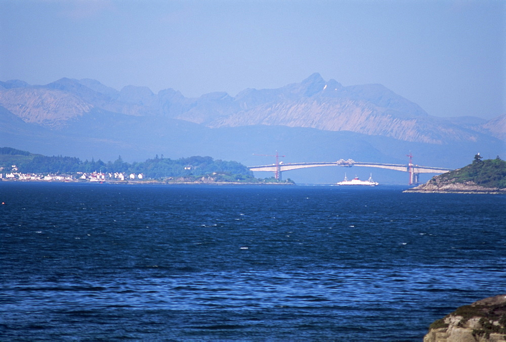 Lochalsh Bridge linking mainland to Skye, Inverness-shire, Inner Hebrides, Scotland, United Kingdom, Europe