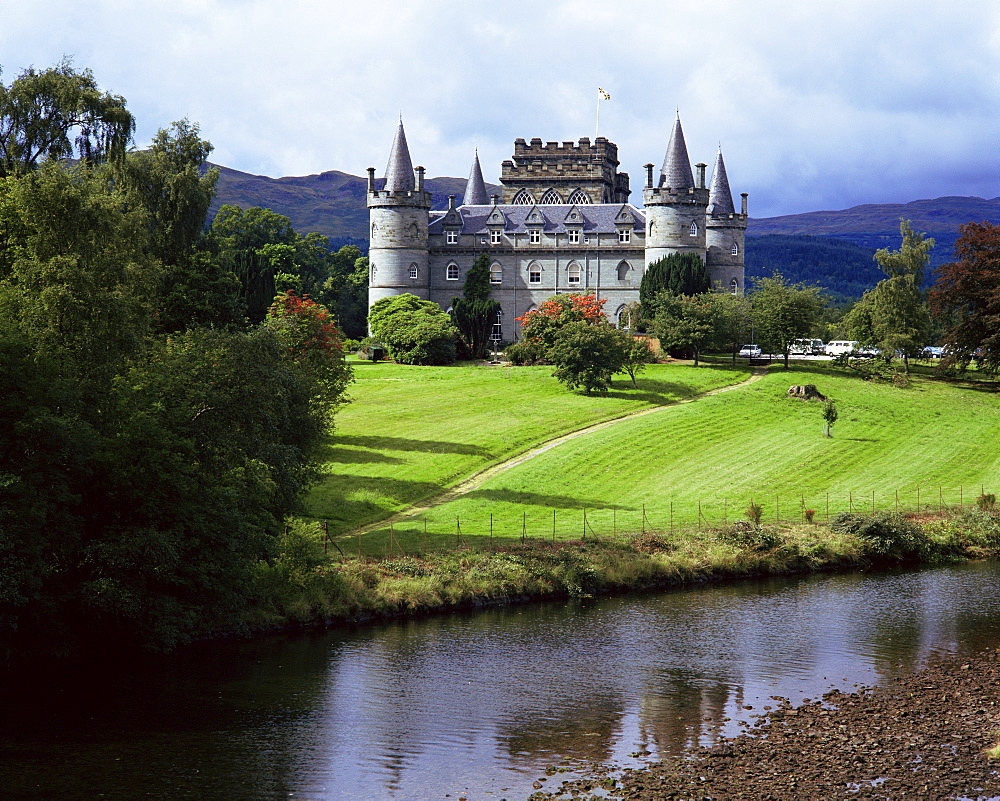 Inveraray Castle, Argyll, Highland region, Scotland, United Kingdom, Europe