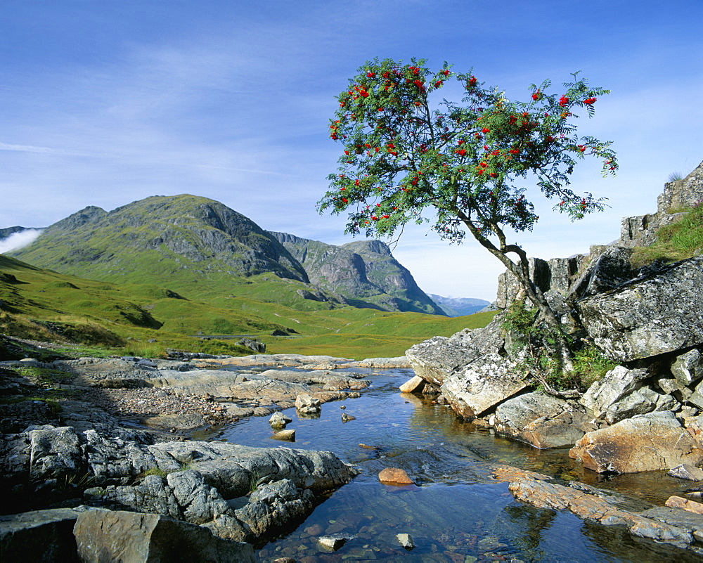 The Three Sisters of Glencoe, Highland region, Scotland, United Kingdom, Europe