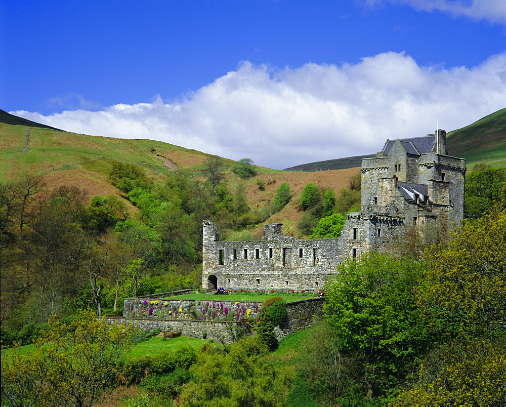 Castle Campbell, Dollar Glen, Central Region, Scotland, UK, Europe