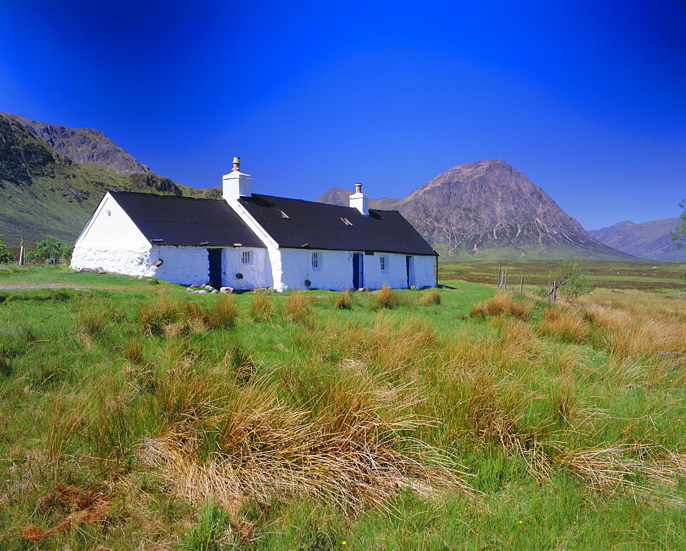 Black Rock Cottage, Glencoe (Glen Coe), Highlands Region, Scotland, UK, Europe