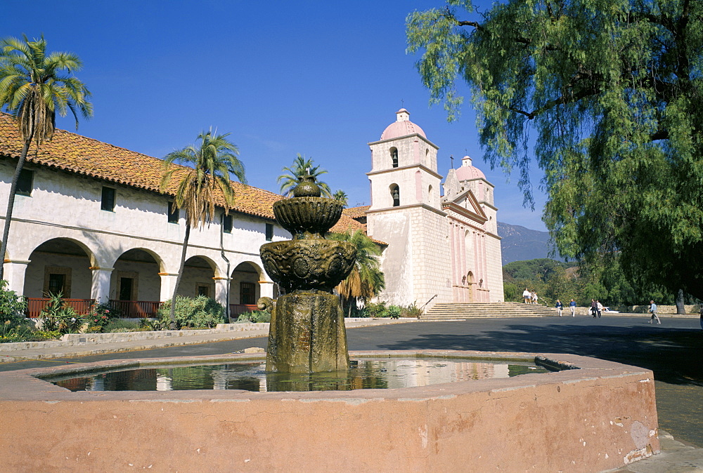 Old Mission, Santa Barbara, California, United States of America, North America