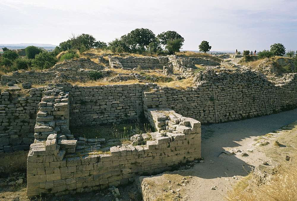 Ancient ruins, Troy, UNESCO World Heritage Site, Anatolia, Turkey, Asia Minor, Eurasia