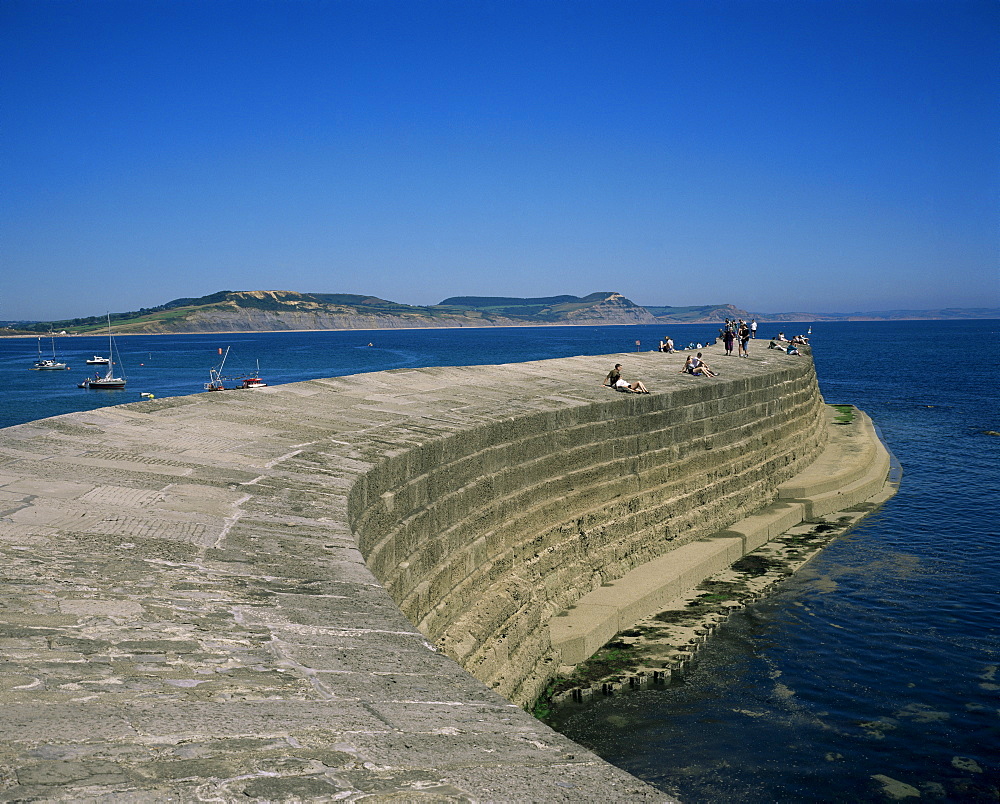 Cobb Quay (The Cobb), Lyme Regis, Dorset, England, United Kingdom, Europe