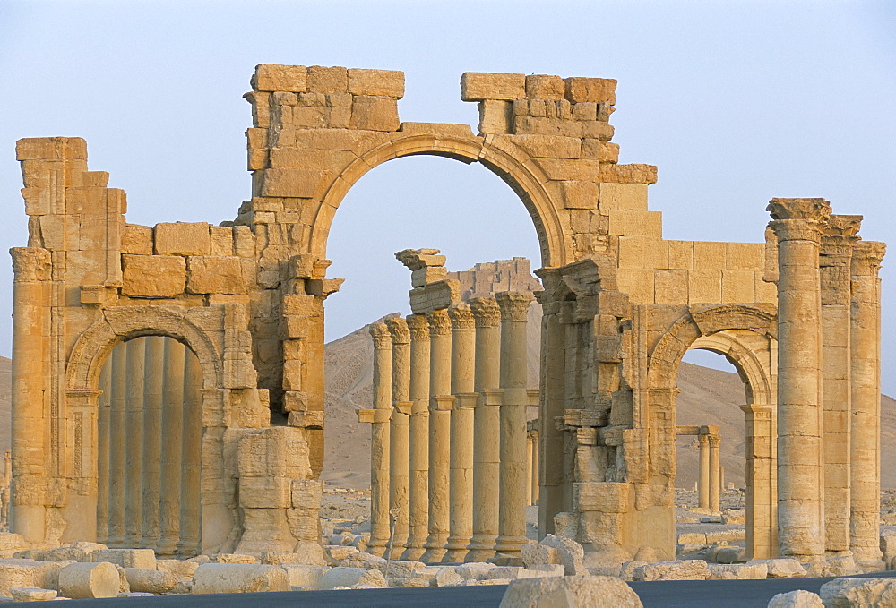 Ruins, Palmyra, UNESCO World Heritage Site, Syria, Middle East