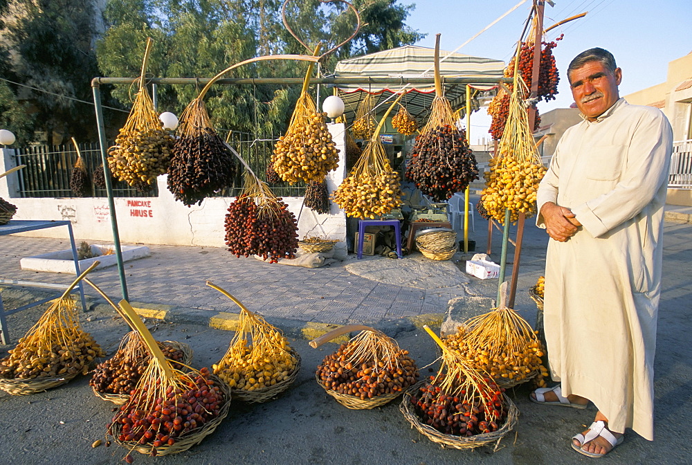 Man selling dates, Palmyra, Syria, Middle East