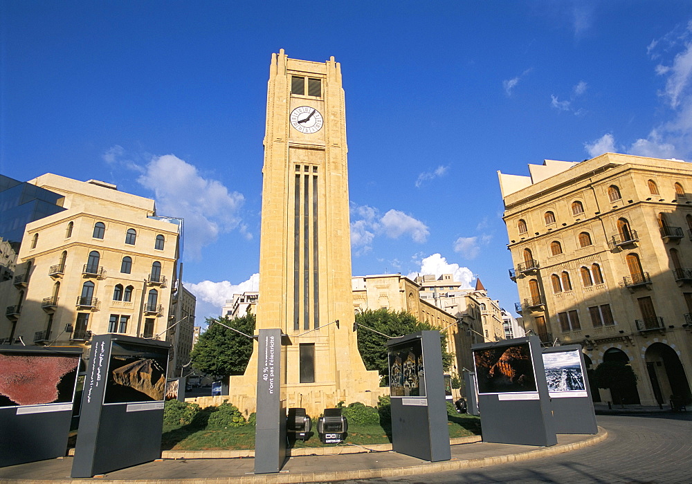 Rebuilt Place d'Etoile, Beirut, Lebanon, Middle East