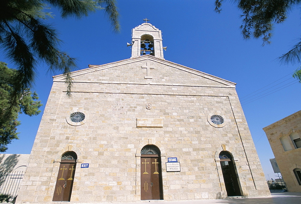 St. George Greek Orthodox Christian church, Madaba, Jordan, Middle East