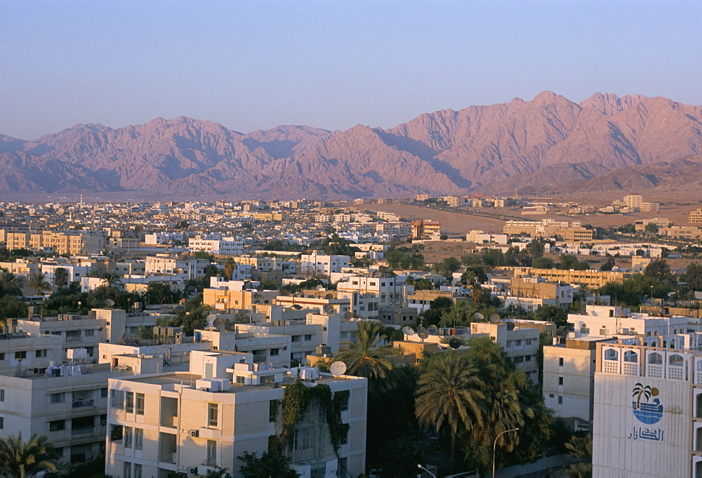 View of the city, Aqaba, Jordan, Middle East