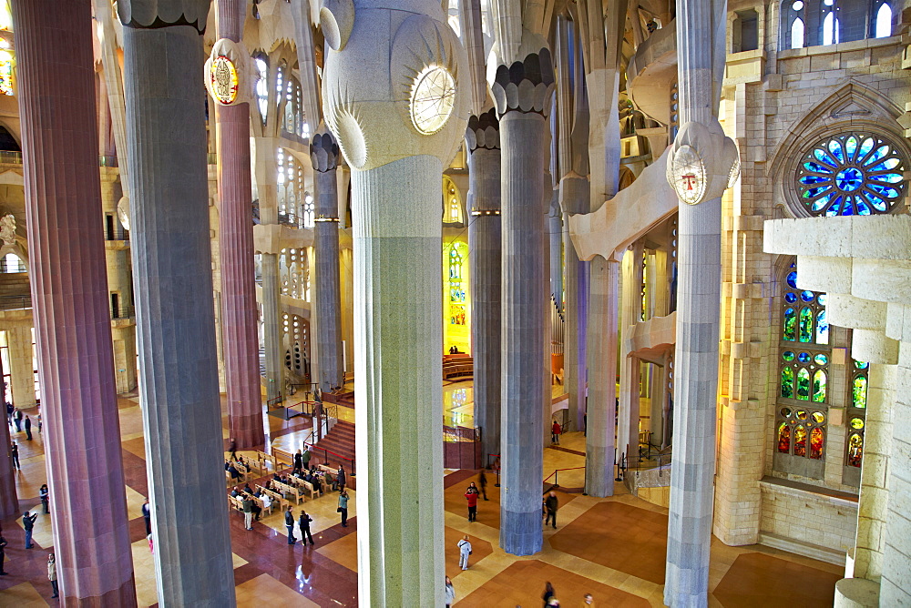 Sagrada Familia, UNESCO World Heritage Site, Barcelona, Catalonia, Spain, Europe