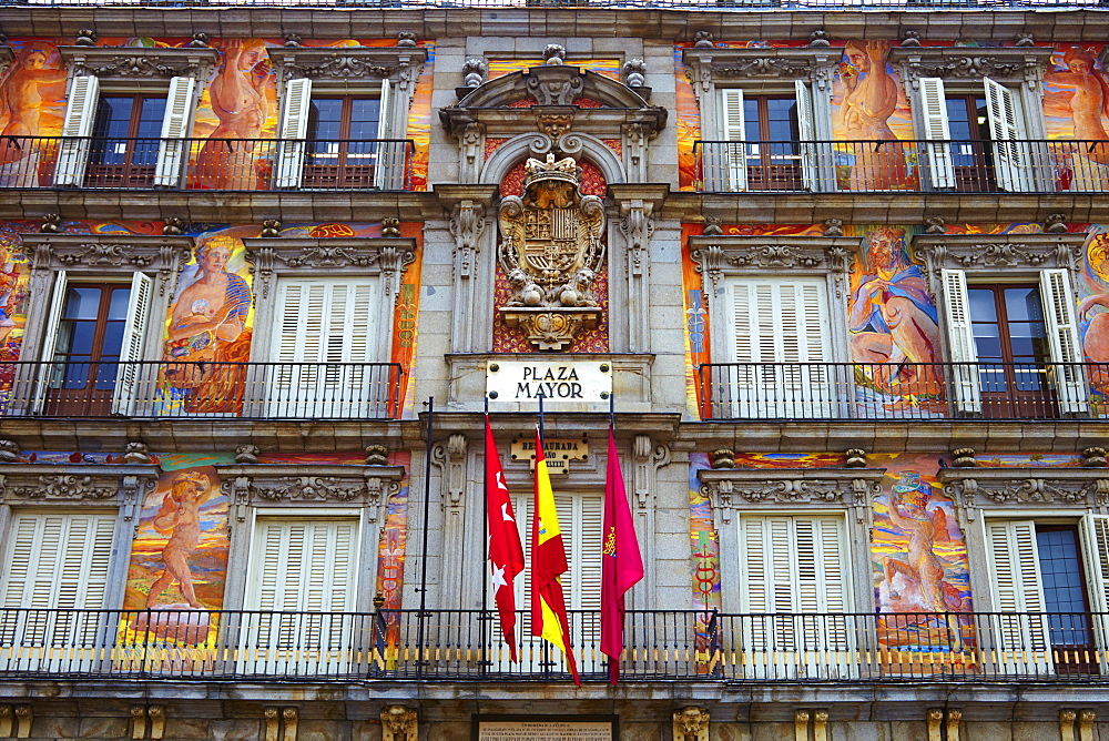 Plaza Mayor, Madrid, Spain, Europe 