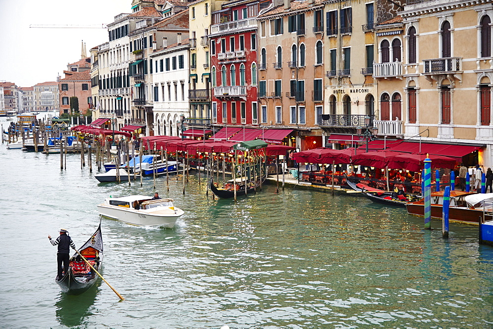 Grand Canal, Venice, UNESCO World Heritage Site, Veneto, Italy, Europe