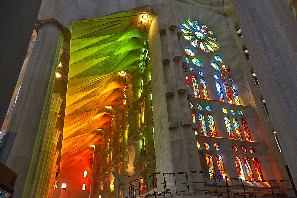 Sagrada Familia, UNESCO World Heritage Site, Barcelona, Catalonia, Spain, Europe