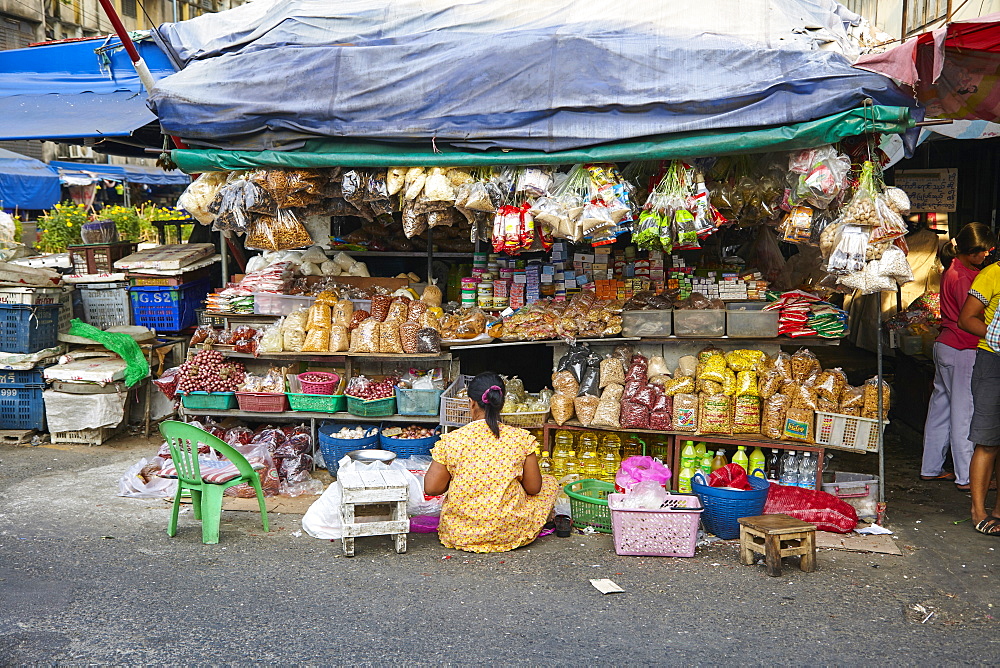 Market stall, Samut Sakhon, Bangkok, Thailand, Southeast Asia, Asia