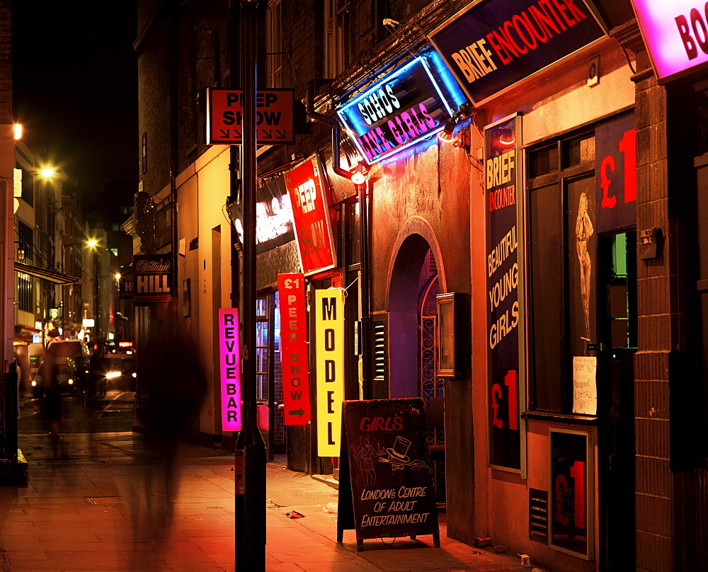 Sex shops, Soho, London, England, United Kingdom, Europe