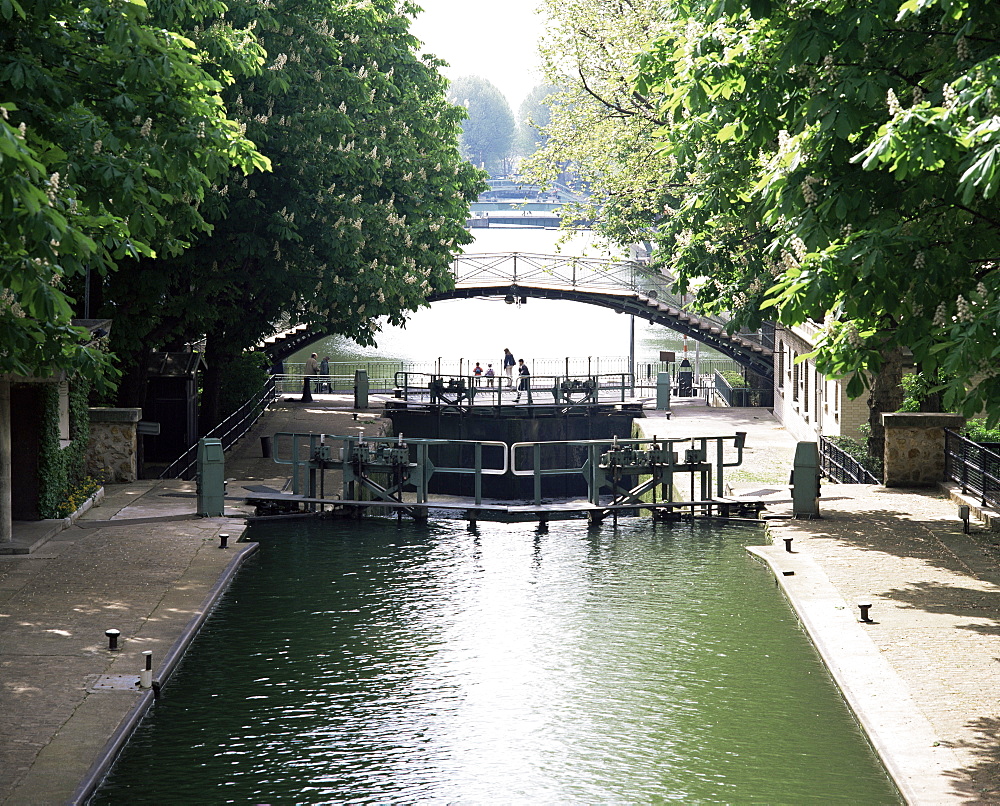 Canal St. Martin, Paris, France, Europe