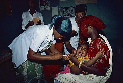 Immunisation, Somalia, Africa