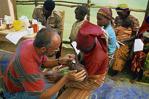 Clinic, aid projects, Africa