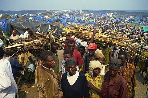 Refugees from war, Xatale Camp, Zaire, Africa