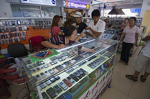 Shopping in the Morning Market, Vientiane, Laos, Indochina, Southeast Asia, Asia