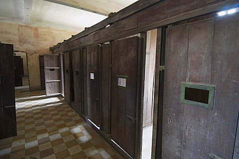 The Genocide Museum in a former school that was used by Pol Pot for torture, imprisonment and execution, Phnom Penh, Cambodia, Indochina, Southeast Asia, Asia