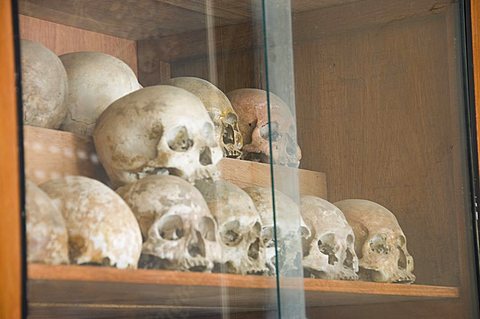 The Genocide Museum, a former school that Pol Pot used to torture, imprisonment and execution, Phnom Penh, Cambodia, Indochina, Southeast Asia, Asia