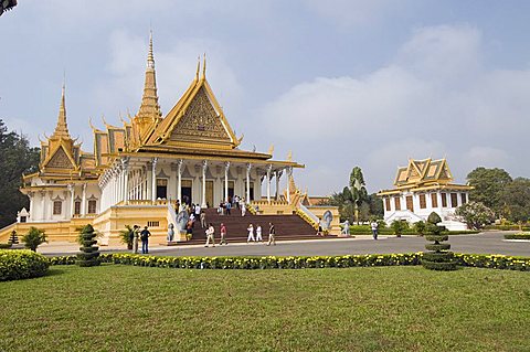 The Royal Throne Hall, The Royal Palace, Phnom Penh, Cambodia, Indochina, Southeast Asia, Asia