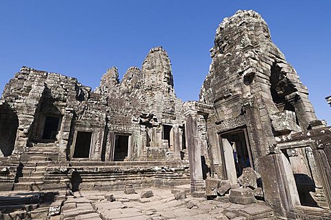 Bayon Temple, late 12th century, Buddhist, Angkor Thom, Angkor, UNESCO World Heritage Site, Siem Reap, Cambodia, Indochina, Southeast Asia, Asia