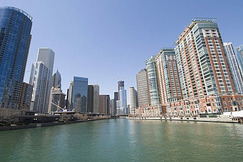 Chicago River, Chicago, Illinois, United States of America, North America