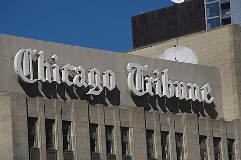 Chicago Tribune newpaper group, Chicago, Illinois, United States of America, North America