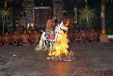 Fire dance, Bali, Indonesia, Southeast Asia, Asia