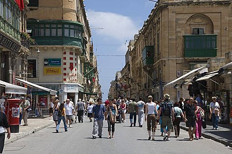 Triq Ir-Repubblika (Republic Street), Valletta, Malta, Europe