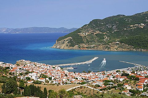 Skopelos Town, Skopelos, Sporades Islands, Greek Islands, Greece, Europe