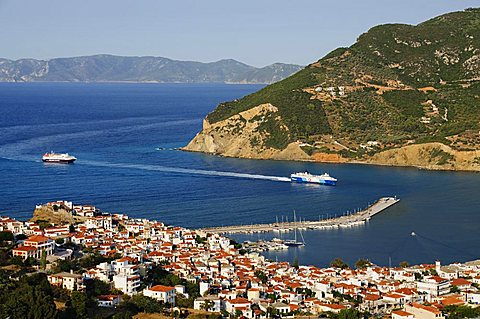 Skopelos Town, Skopelos, Sporades Islands, Greek Islands, Greece, Europe