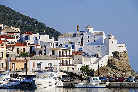 Skopelos Town, Skopelos, Sporades Islands, Greek Islands, Greece, Europe