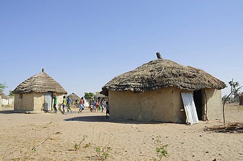 Pular tribal village, Sounth Badone, Senegal, West Africa, Africa