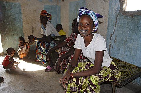 Pular tribal village, Sounth Badone, Senegal, West Africa, Africa