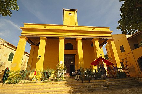 Church, St. Charles Barrome, Goree Island, near Dakar, Senegal, West Africa, Africa