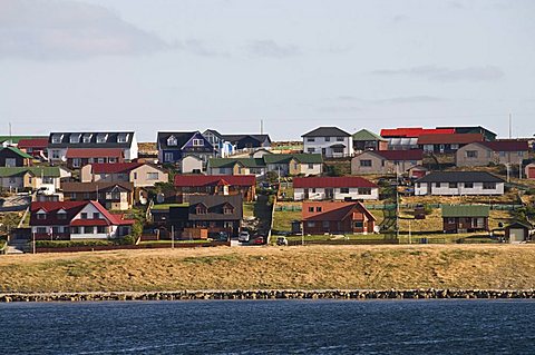 New housing, Port Stanley, Falkland Islands, South America