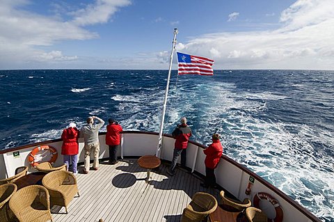 Crossing Drakes Passage heading south to the Antarctic on MS Andrea, South America