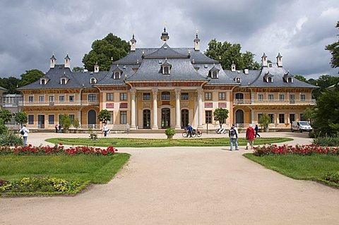 Hillside Palace, (Bergpalais), Pillnitz, Saxony, Germany, Europe