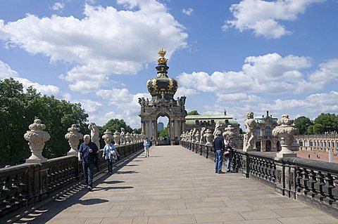 Zwinger, Dresden, Saxony, Germany, Europe