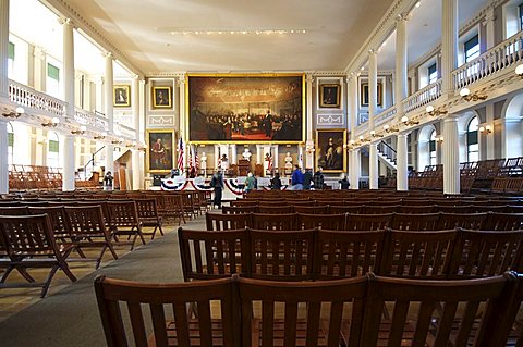 Faneuil Hall, Boston, Massachusetts, New England, United States of America, North America