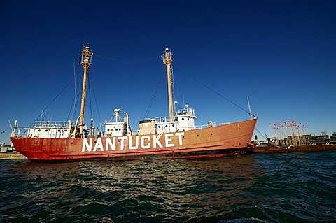 Nantucket Light Ship, Boston Harbour, Boston, Massachusetts, New England, United States of America, North America