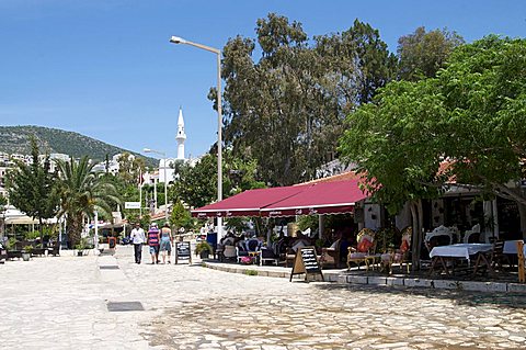 Kalkan, a popular tourist resort, Antalya Province, Anatolia, Turkey, Asia Minor, Eurasia