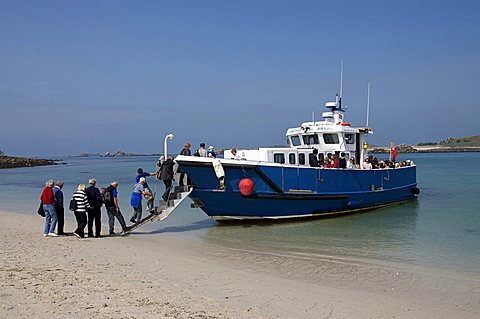 Tourist boat, Samson, Isles of Scilly, United Kingdom, Europe