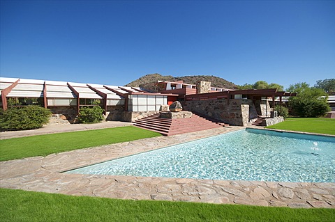 Taliesin West, personal home of Frank Lloyd Wright, near Phoenix, Arizona, United States of America, North America